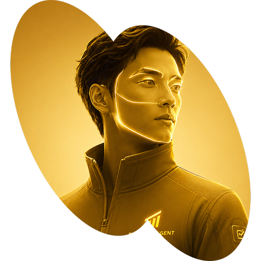 Expense agent — illustrated portrait